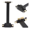 Extension Cable PCIE 1X Dual 90° Network Adapter with LED