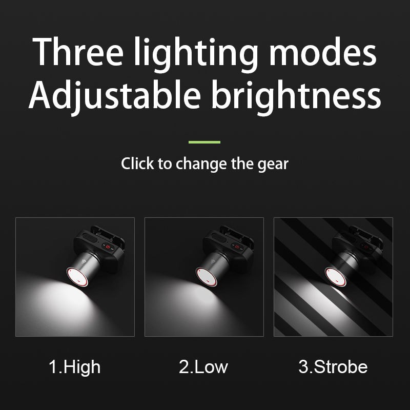 Multifunctional LED Fishing Light Adjustable Brightness Portable Outdoor Work Light