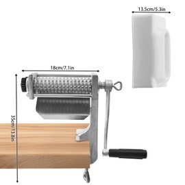 Heavy Duty Manual Meat Tenderizer Cuber Tool Steak Flatten Cuber Commercial Rolling Meat Poultry Tenderizer Machine Clamp on Meat Tenderizer for Beef, Pork, Chicken, Mutton, And Other Meats