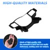 ABS Black Car Steering Wheel Decoration Frame Trim Compatible with