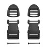 Field Repair Buckle for Straps 1 Inch Plastic Adjustable Side