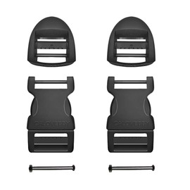 Field Repair Buckle for Straps 1 Inch Plastic Adjustable Side Release for Backpack (2PC)