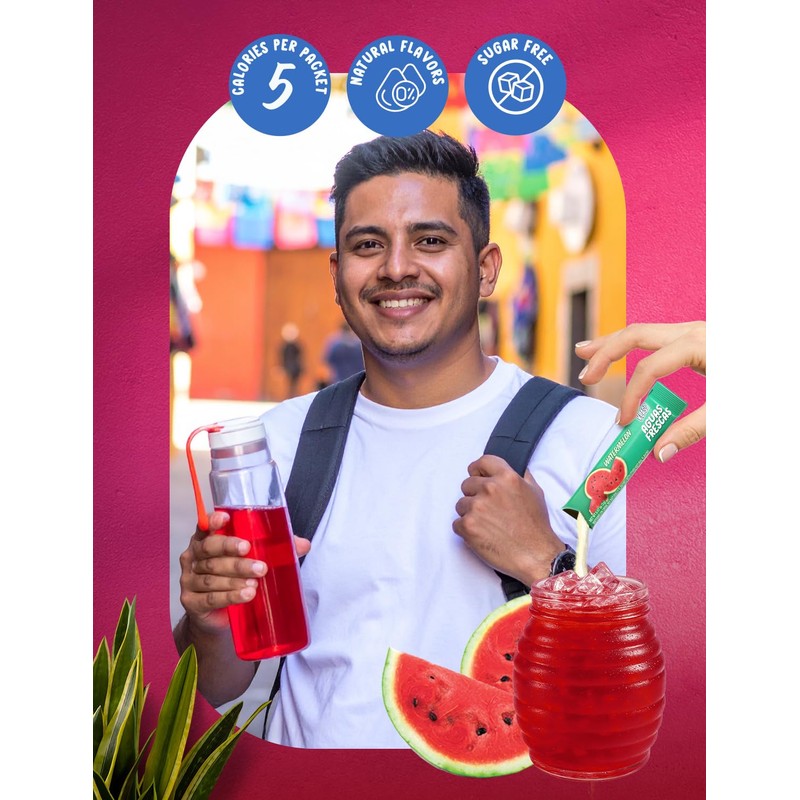 Klass Aguas Frescas | Drink Mix Variety Pack |Watermelon Flavored