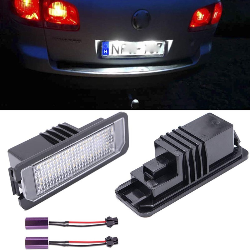 Mingrui test 2pcs LED License Plate Lights Number Lamp for