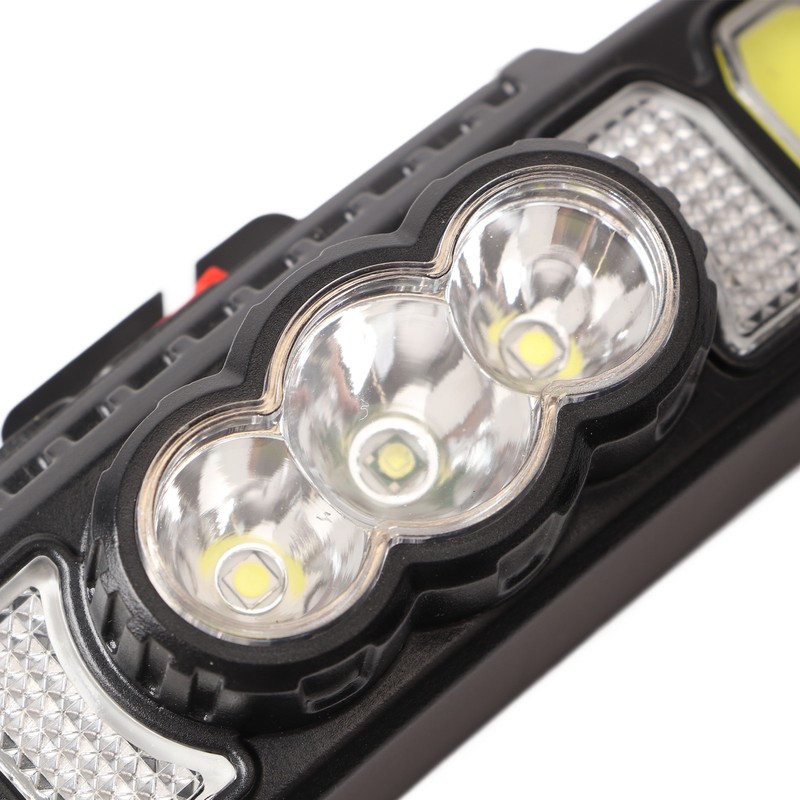 Wave Induction Headlight with Power Display 1200mAh Bright USB Charging