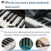 88 Keys Piano Keyboard Dust Cover, Water Proof, Stretchy Digital