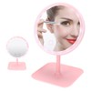 USB Charging 5 Color Light Desktop Cosmetic Mirror Adjustable LED