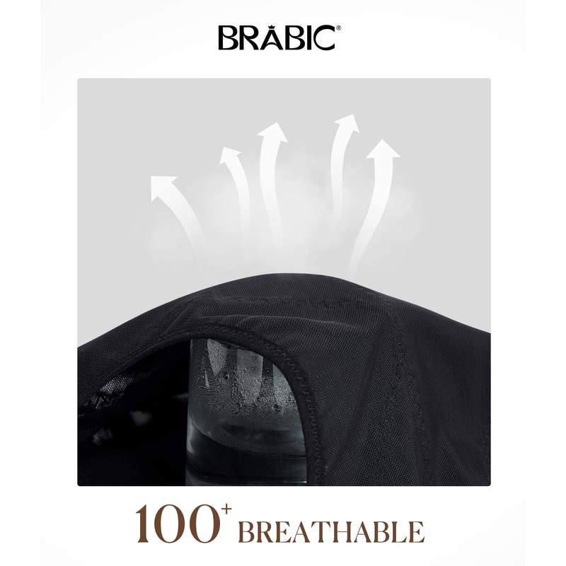 BRABIC Mesh Shapewear Bodysuit Tummy Control for Women Plus Size