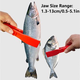 Fishing Pliers - Plastic Fishing Tongs Clamp Grabber for Fish Control, Non Slip Lightweight Fish Holder with Lock, Fishing Tackle Tools, Blue