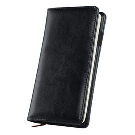 SIQITECH Notizbuch Kunstleder Tagebuch A6 Terminplaner mit Stifthalter Wochenplaner Abnehmbar Reisetagebuch Tragbar Notizblock Vintage Tagesplaner 96 Blatt Reisebuch für Kinder Erwachsene