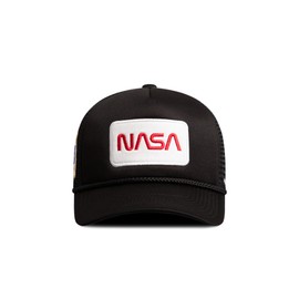 FIELD GRADE Skylab NASA 25th Anniversary Black Trucker Hat