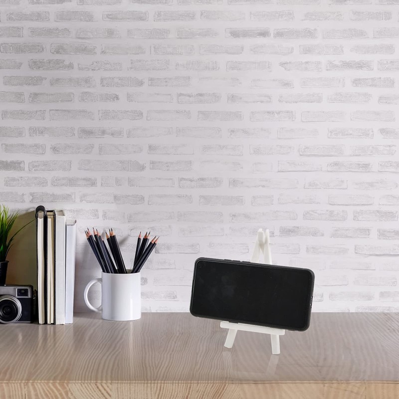 CRAFFANCY Mini Plastic Display Easel, 20 Pcs White Tabletop Art