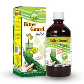 Basic Ayurveda Bitter Gourd Juice | Organic & Pure Karela Juice | 16.23 Fl Oz (480ml) | No Sugar & Artificial Colors Added