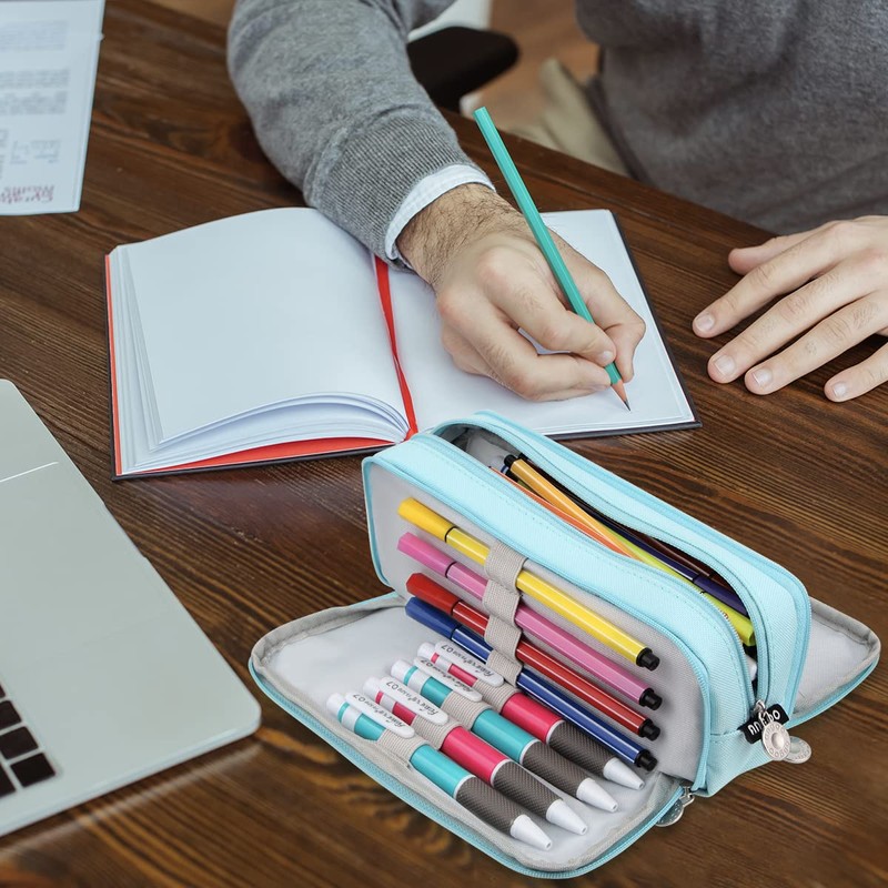 Chelory Big Pencil Case Large Capacity Pencil Cases High Storage