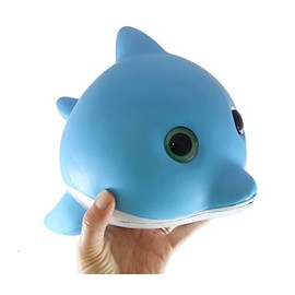 Curious Minds Busy Bags Jumbo Dolphin Squishy Slow Rise Foam Pet Animal Toy - Scented Sensory, Stress, Fidget Toy