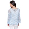 Charlie B Tranquility Crocheted Sweater Bluebell