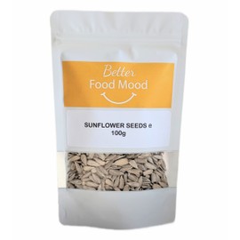 BetterFoodMood Raw Sunflower Seeds 100g | Ready to Eat | Unsalted Unroasted | Rich in Antioxidants | for Smoothies, Oatmeal, Baking