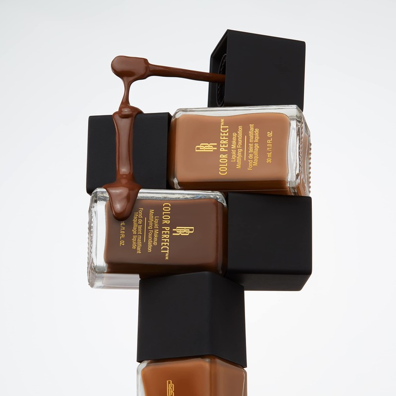 Black Radiance Color Perfect Liquid Full Coverage Foundation Makeup, Brown