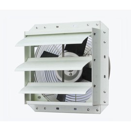 iLIVING 12-Inch Corrosion Resistance Shutter Exhaust Fan, Single Speed