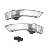 Pair of Rearview Wing Mirror Indicator Lens Turn Signal Light