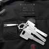 Ocobudbxw Titanium Steel Keychain Pocket Clip Multi-Purpose Pocket Suspension Clip
