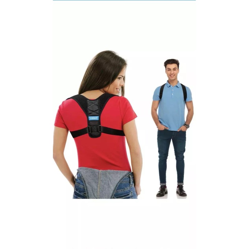 VIBO CARE Posture CorrectorMen and Women - Comfortable Upper Back