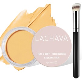 LOKFAR Full Coverage Cream Concealer Kit with Brush - Hydrating Waterproof Under-Eye Concealer for Concealing Dark Circles, Acne, Blemishes, Pores, and Spots (#05)