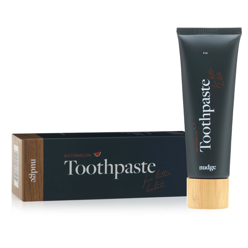 Nudge 10% Nano Hydroxyapatite Toothpaste, Remin+ Formula with Vitamin E,