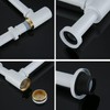 RANDOM Brass Contemporary Round Bottle P Trap 1 1/4,Basin Sink