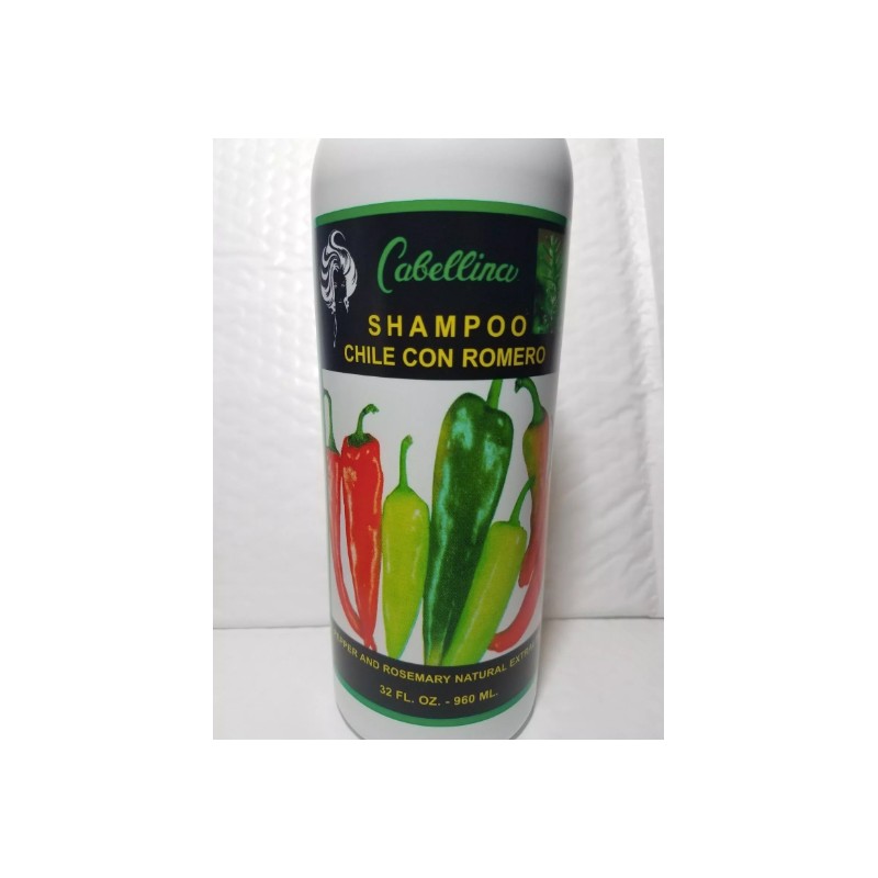 SHAMPOO CHILE ROMERO CABELLINA PEPPER & ROSEMARY 32 FL OZ
