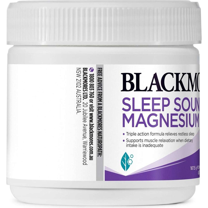 Blackmores Sleep Sound Magnesium Powder 187.5g
