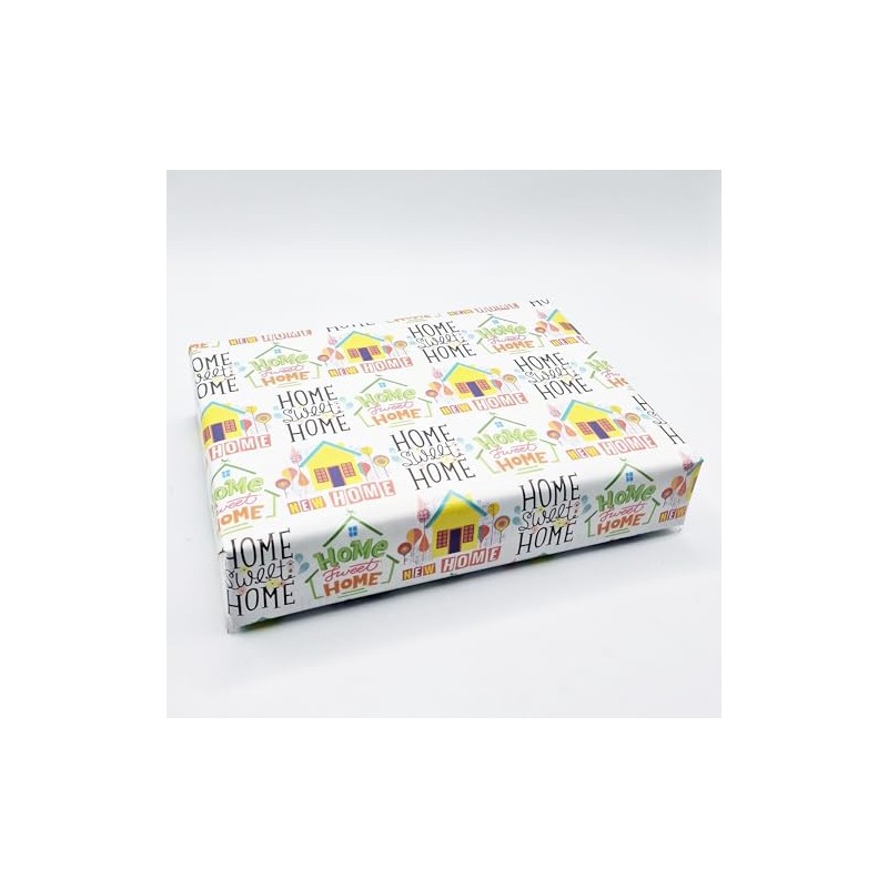 2 Sheets New Home New House Elegant Wrapping Paper Housewarming