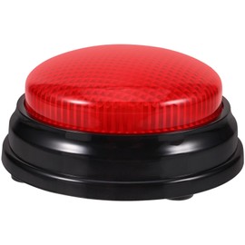 Gadpiparty Talking Button Plastic Rap Airhorn Sound Button Hip Hop Air Horn Trick Button with Light Effect Funny Gifts Noisemaker Red