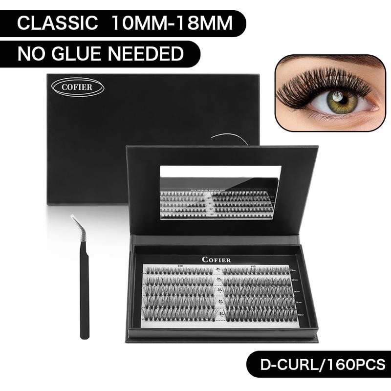 【Hot Style】Cofier No Glue Lash Kit Medical Jelly Adhesive Self