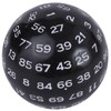 Rubonarie 100 Sided Dice Polyhedral Dice Black White Board Game