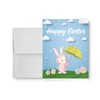 Paper Frenzy Happy Easter Greeting Cards 25 Count, BUNNY WITH