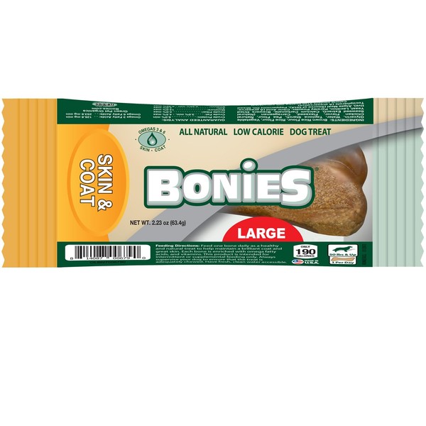 Bonies Natural Skin & Coat Formula Large-Sized Single Bone -