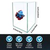 iPriro Ultra White Glass Betta Aquarium Starter Kits 1.5 Gallon