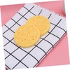 WOONEKY 12pcs Soft Face Cleansing Puff Natural Cellulose for Deep