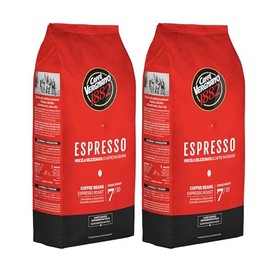 Coffee Beans 4.4 lb Bulk Whole Bean Espresso - Caffe Vergnano Medium Roast Arabica Robusta Blend - Perfect for Expresso Machine, Moka Pot, French Press, Drip Coffee Maker