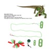 Reptile Pet Leash Kit Christmas Reptile Harness with Skirts Hat