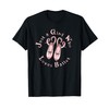Just A Girl Who Loves Ballet Dance Ballerina Scarpe Maglietta