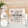 IDELTIME Boyfriend Birthday Gifts, Funny Building Block Puzzle Plaque, Birthday