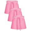 Twistover 3 Pack Pink Waist Aprons for Women with 3