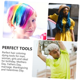 Mikinona Hair Dye Kit with 7pcs Bowls Brushes Hair Coloring Tool Easy to Clean Reusable Heat-Static