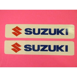Factory Two Suzuki Universal Tank Swingarm Fork Stickers Decals Quad Racer Sport Runner