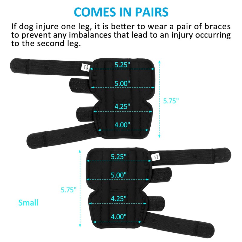 Bawektrl Dog Leg Braces for Back Legs, Canine Hock Brace