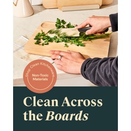 Caraway Cutting Board - Medium (14 x 10”) - Double Sided Wood Cutting Board - Made From FSC-Certified Birch Wood - Food-Safe Mineral Oil & Wax Finish