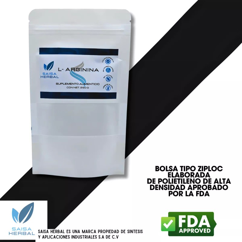 Saisa Herbal L-arginina Bolsa Con 250 G 100% Pura Saisa