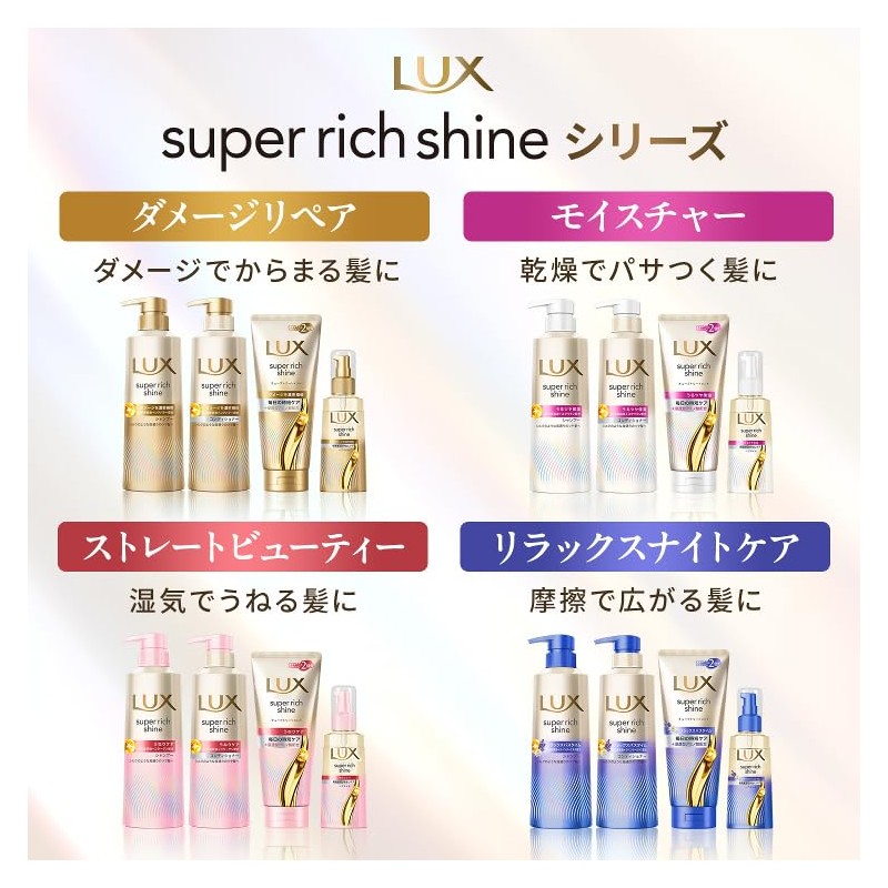 Lux Super Rich Shine Straight Beauty Rinsing Treatment, Hair Mask,